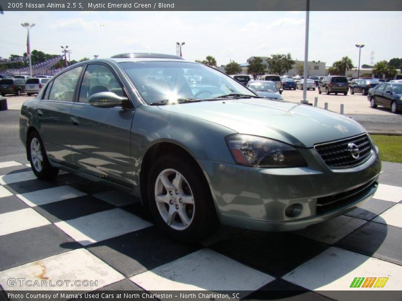 Mystic Emerald Green / Blond 2005 Nissan Altima 2.5 S