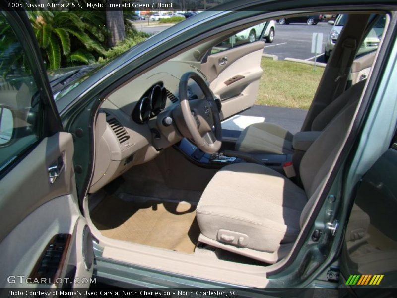 Mystic Emerald Green / Blond 2005 Nissan Altima 2.5 S