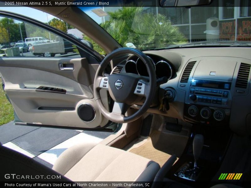 Mystic Emerald Green / Blond 2005 Nissan Altima 2.5 S