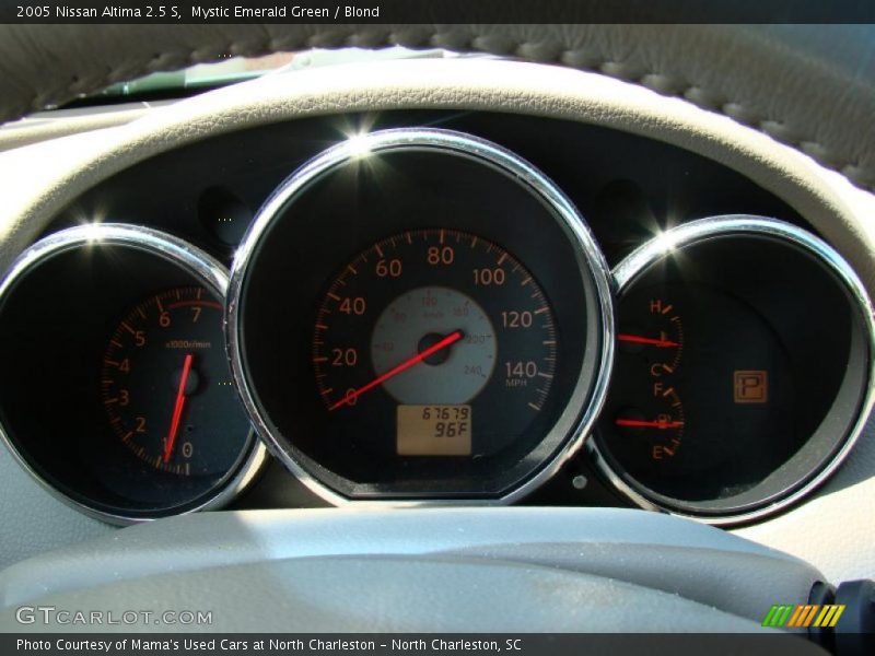 Mystic Emerald Green / Blond 2005 Nissan Altima 2.5 S