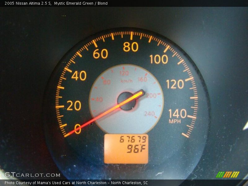 Mystic Emerald Green / Blond 2005 Nissan Altima 2.5 S