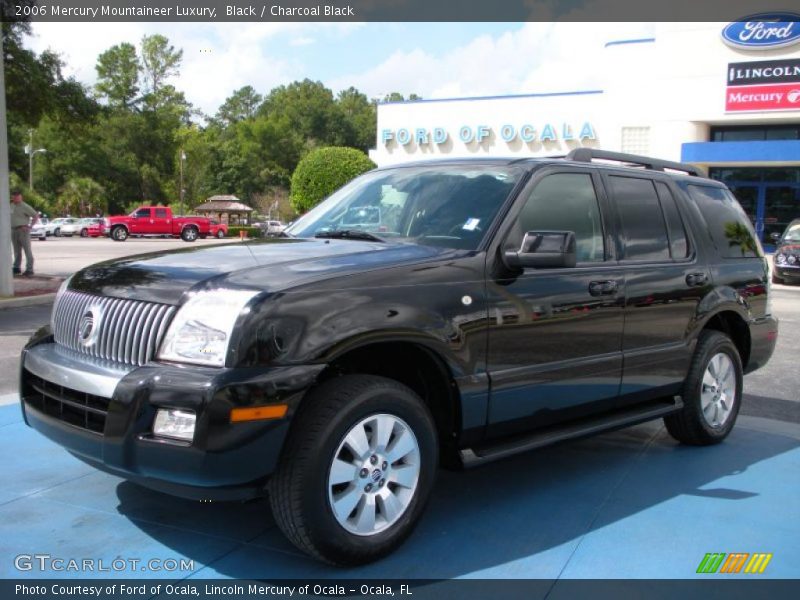 Black / Charcoal Black 2006 Mercury Mountaineer Luxury