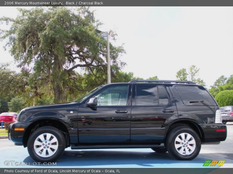 Black / Charcoal Black 2006 Mercury Mountaineer Luxury