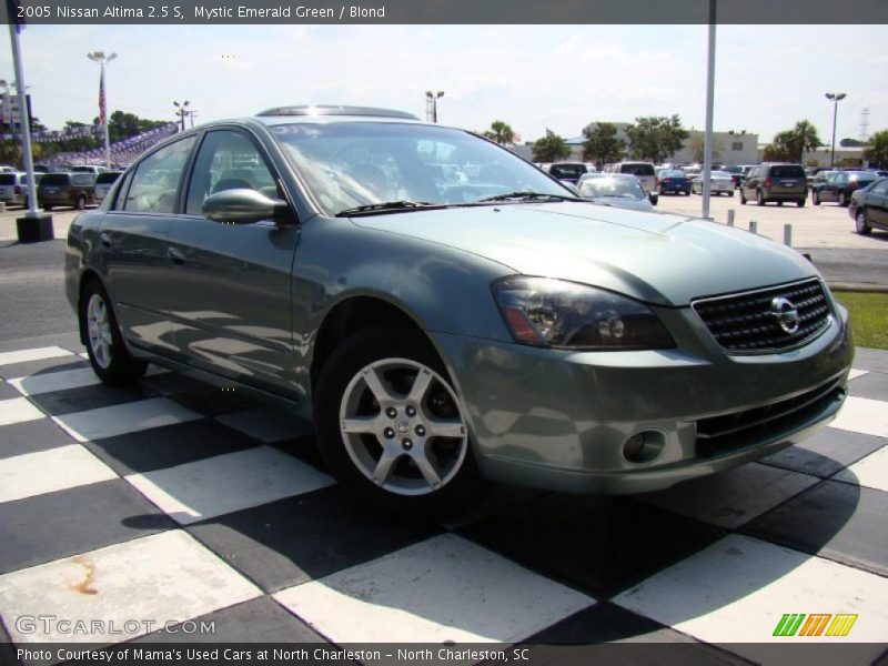 Mystic Emerald Green / Blond 2005 Nissan Altima 2.5 S