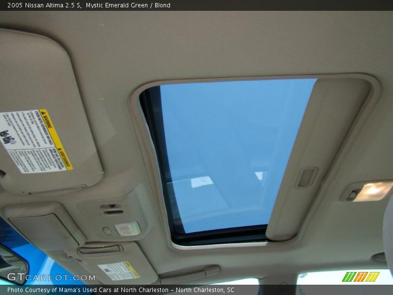 Mystic Emerald Green / Blond 2005 Nissan Altima 2.5 S