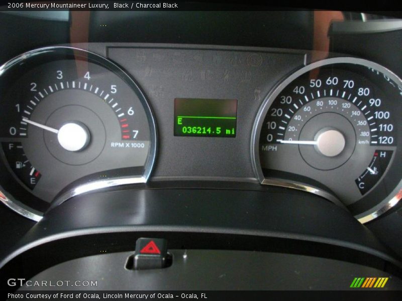 Black / Charcoal Black 2006 Mercury Mountaineer Luxury