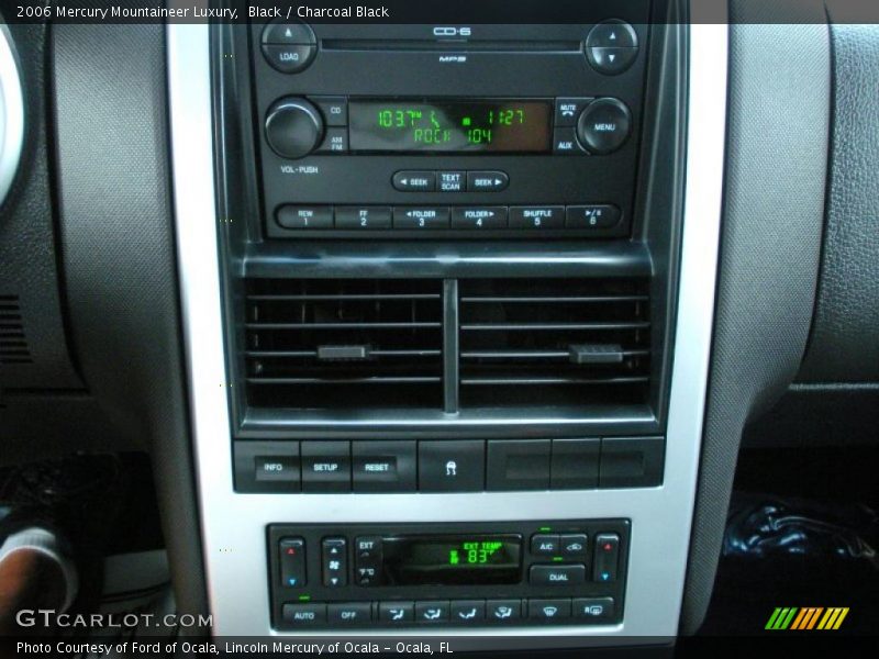 Black / Charcoal Black 2006 Mercury Mountaineer Luxury