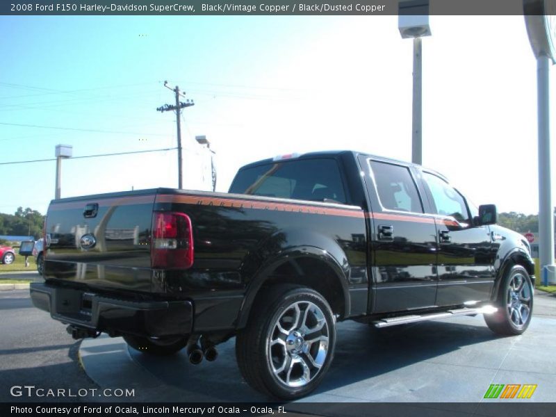 Black/Vintage Copper / Black/Dusted Copper 2008 Ford F150 Harley-Davidson SuperCrew