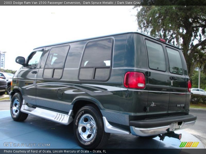 Dark Spruce Metallic / Dark Slate Gray 2003 Dodge Ram Van 1500 Passenger Conversion
