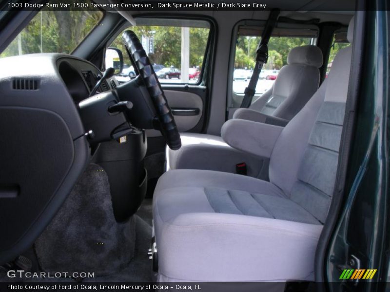 Dark Spruce Metallic / Dark Slate Gray 2003 Dodge Ram Van 1500 Passenger Conversion