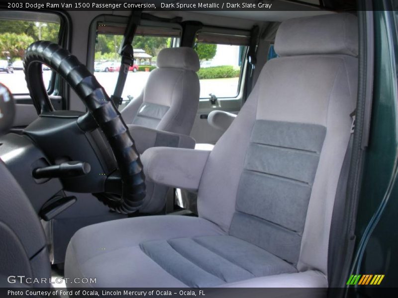 Dark Spruce Metallic / Dark Slate Gray 2003 Dodge Ram Van 1500 Passenger Conversion