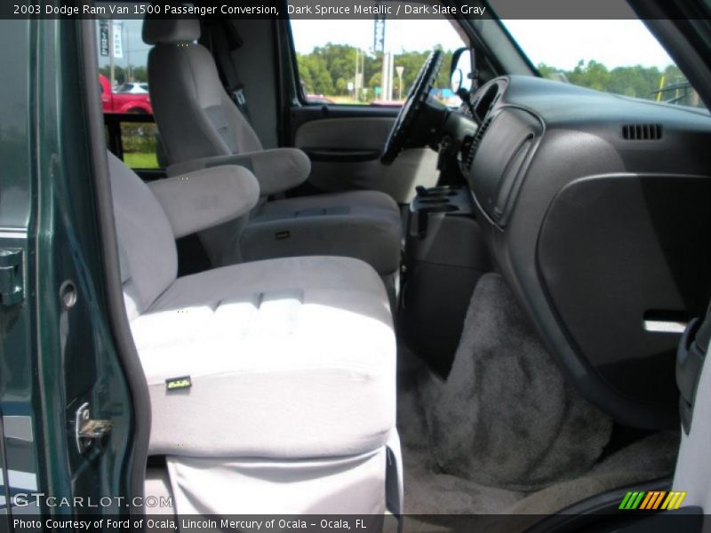 Dark Spruce Metallic / Dark Slate Gray 2003 Dodge Ram Van 1500 Passenger Conversion