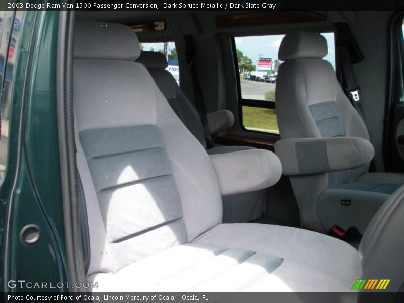 Dark Spruce Metallic / Dark Slate Gray 2003 Dodge Ram Van 1500 Passenger Conversion
