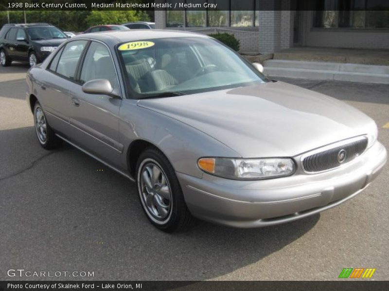 Medium Marblehead Metallic / Medium Gray 1998 Buick Century Custom