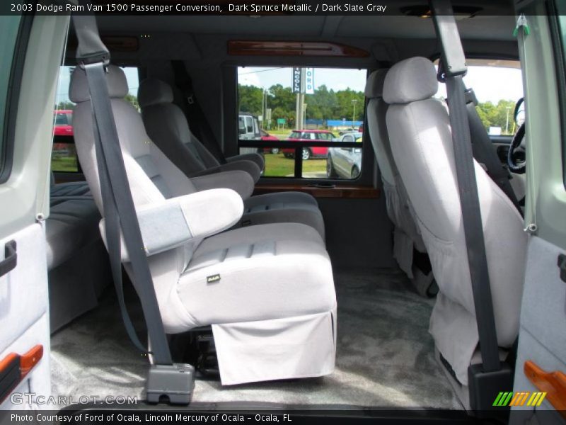 Dark Spruce Metallic / Dark Slate Gray 2003 Dodge Ram Van 1500 Passenger Conversion