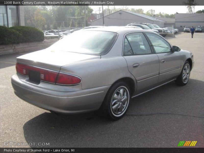 Medium Marblehead Metallic / Medium Gray 1998 Buick Century Custom
