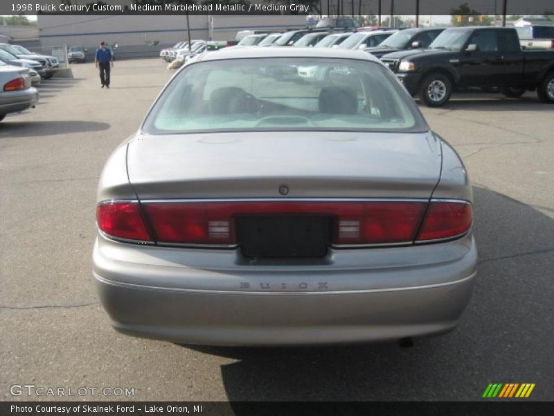 Medium Marblehead Metallic / Medium Gray 1998 Buick Century Custom
