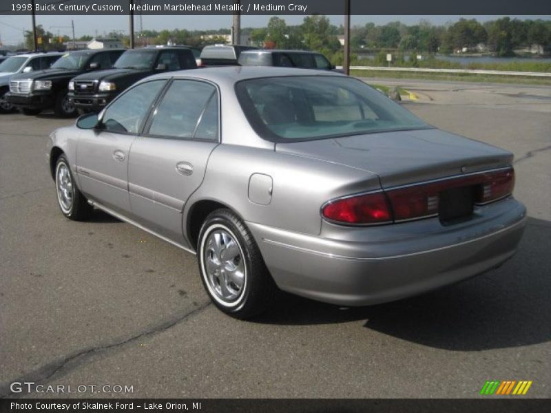 Medium Marblehead Metallic / Medium Gray 1998 Buick Century Custom