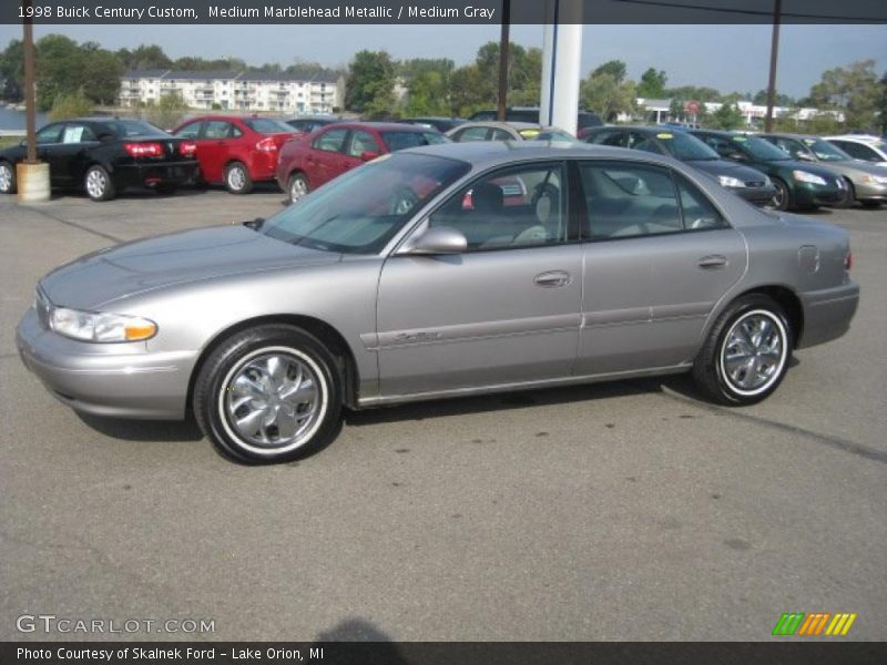 Medium Marblehead Metallic / Medium Gray 1998 Buick Century Custom