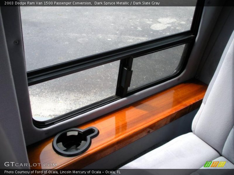 Dark Spruce Metallic / Dark Slate Gray 2003 Dodge Ram Van 1500 Passenger Conversion