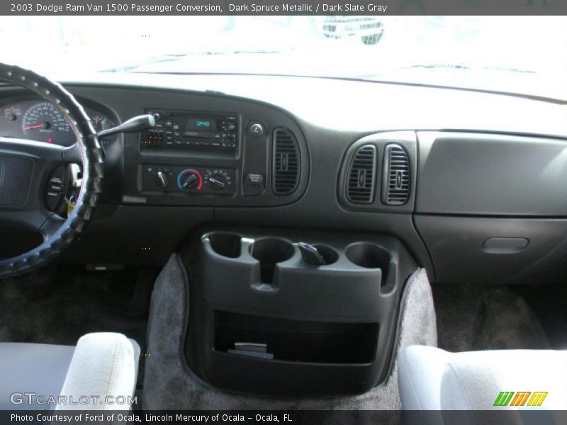 Dark Spruce Metallic / Dark Slate Gray 2003 Dodge Ram Van 1500 Passenger Conversion