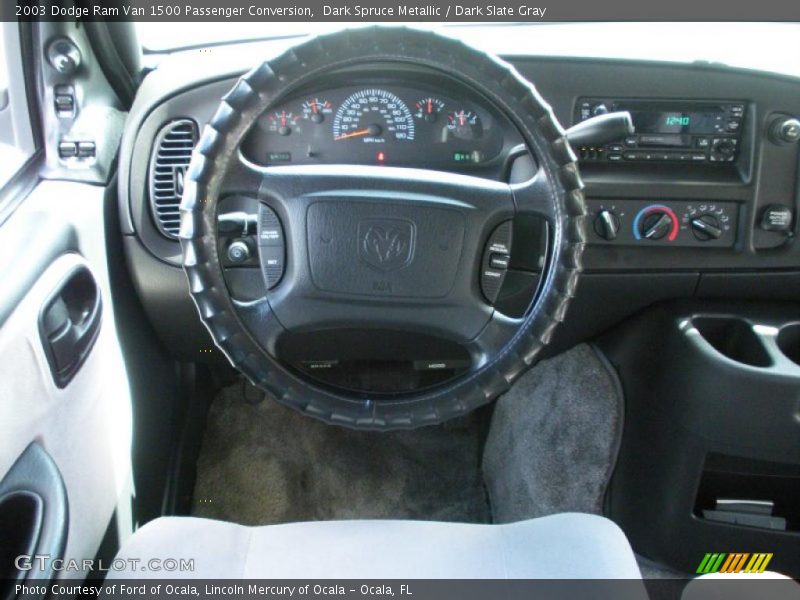 Dark Spruce Metallic / Dark Slate Gray 2003 Dodge Ram Van 1500 Passenger Conversion