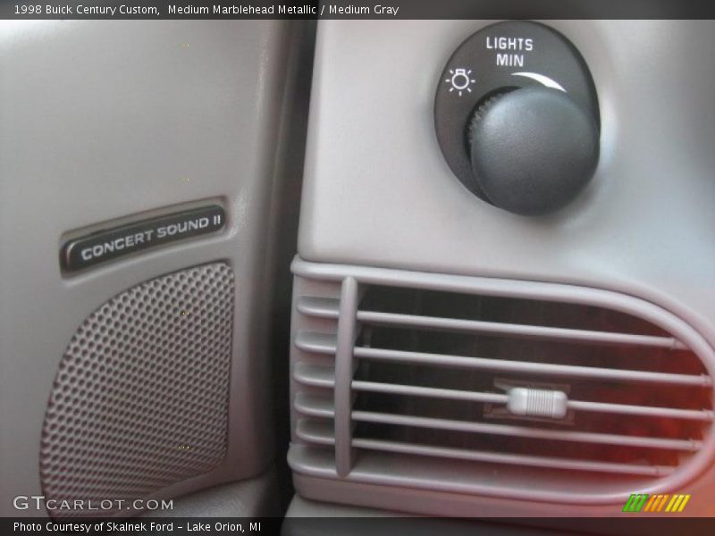 Medium Marblehead Metallic / Medium Gray 1998 Buick Century Custom