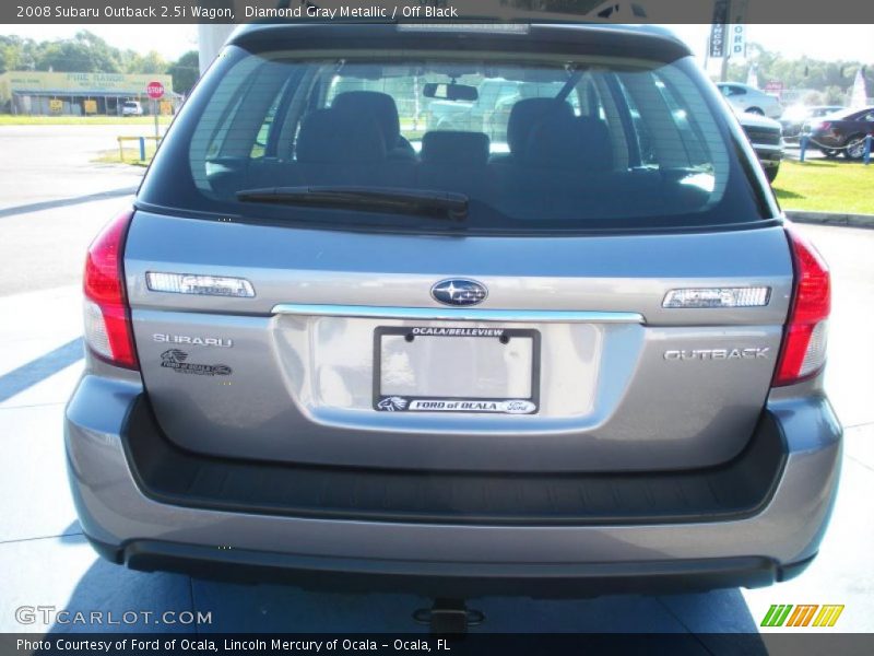 Diamond Gray Metallic / Off Black 2008 Subaru Outback 2.5i Wagon