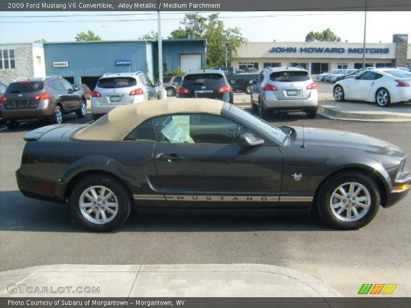 Alloy Metallic / Medium Parchment 2009 Ford Mustang V6 Convertible