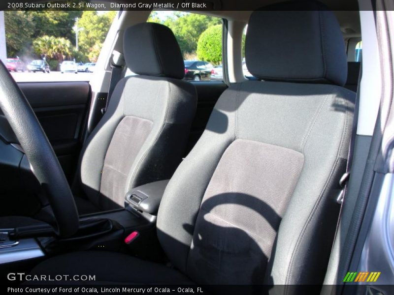 Diamond Gray Metallic / Off Black 2008 Subaru Outback 2.5i Wagon