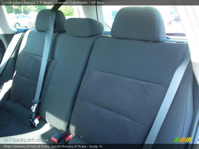Diamond Gray Metallic / Off Black 2008 Subaru Outback 2.5i Wagon