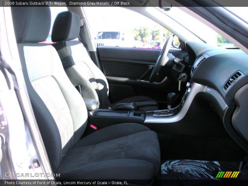 Diamond Gray Metallic / Off Black 2008 Subaru Outback 2.5i Wagon