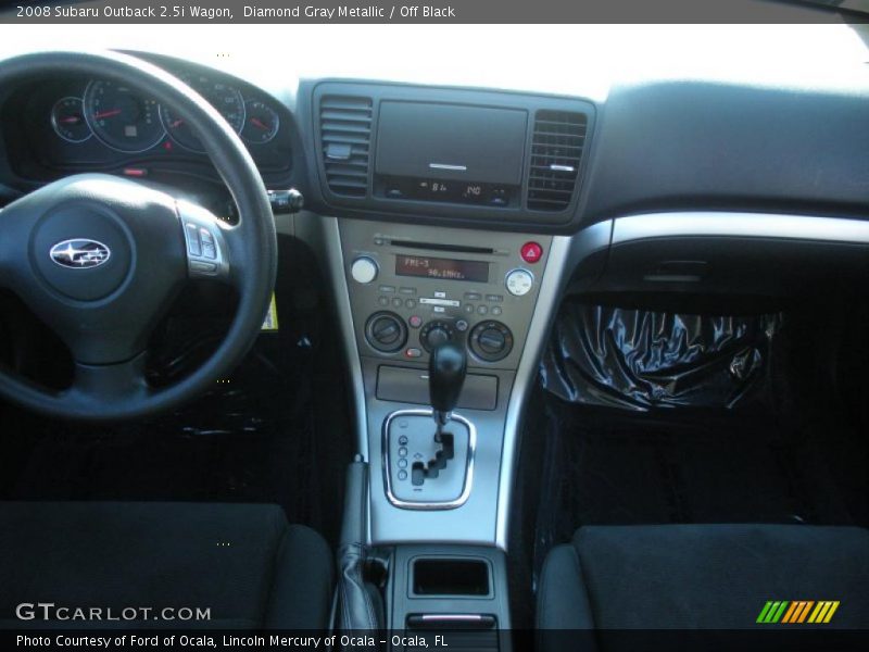 Diamond Gray Metallic / Off Black 2008 Subaru Outback 2.5i Wagon
