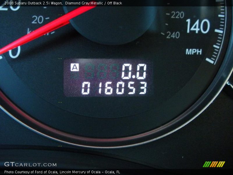 Diamond Gray Metallic / Off Black 2008 Subaru Outback 2.5i Wagon