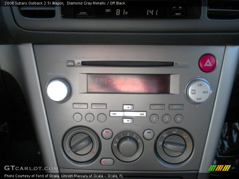 Diamond Gray Metallic / Off Black 2008 Subaru Outback 2.5i Wagon