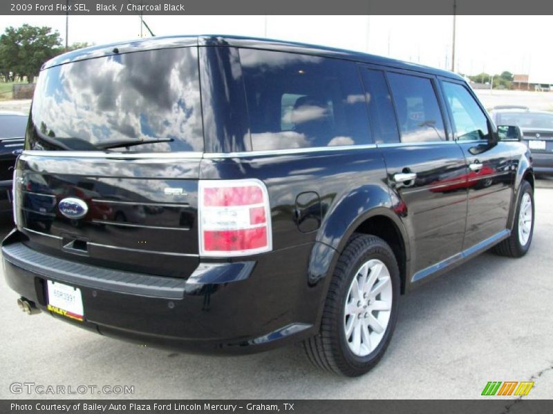 Black / Charcoal Black 2009 Ford Flex SEL
