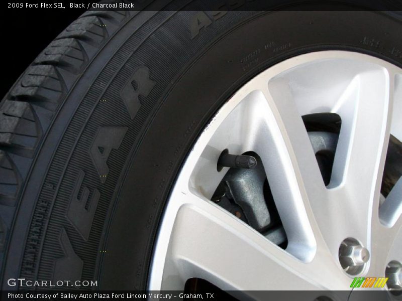 Black / Charcoal Black 2009 Ford Flex SEL