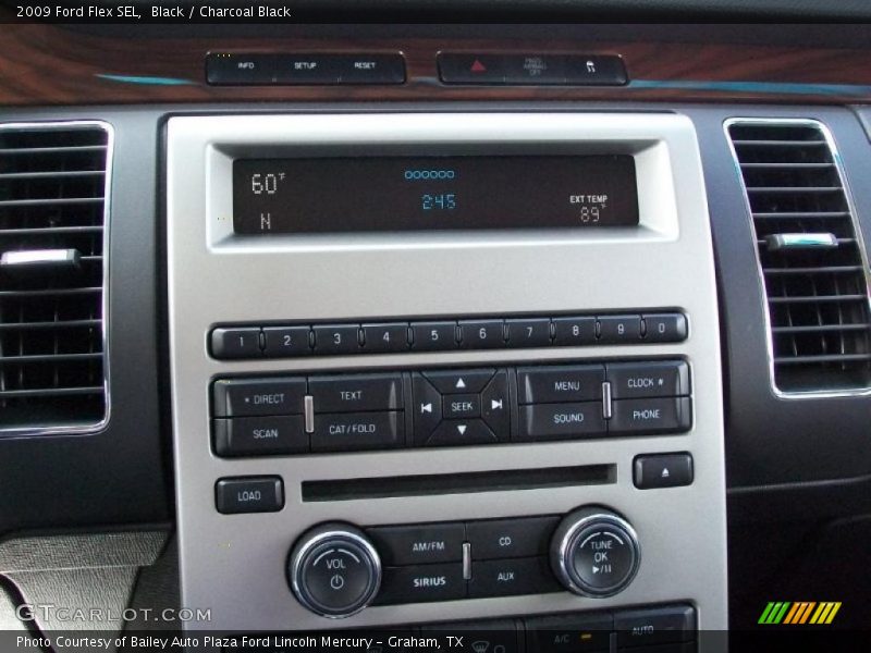 Black / Charcoal Black 2009 Ford Flex SEL