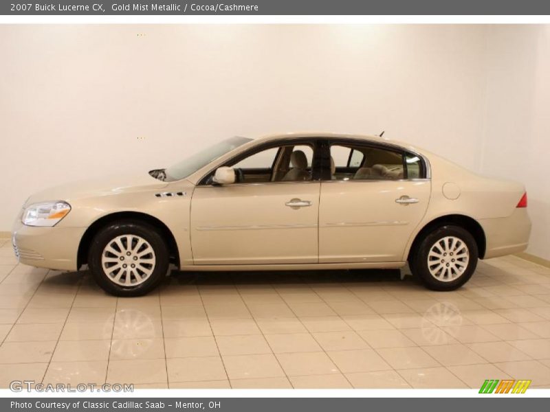 Gold Mist Metallic / Cocoa/Cashmere 2007 Buick Lucerne CX