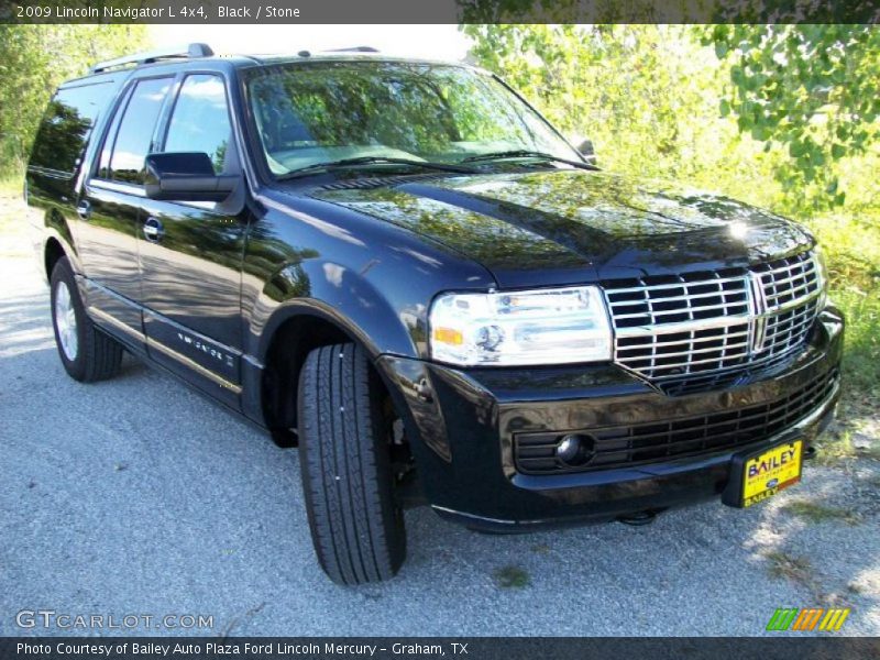 Black / Stone 2009 Lincoln Navigator L 4x4