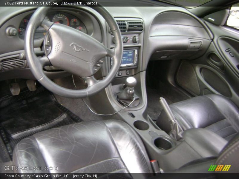 Black / Dark Charcoal 2002 Ford Mustang GT Coupe