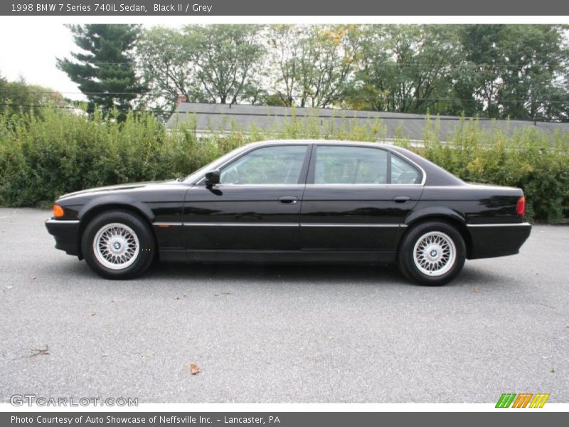 Black II / Grey 1998 BMW 7 Series 740iL Sedan