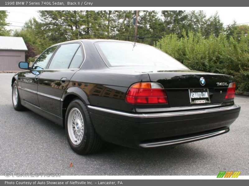 Black II / Grey 1998 BMW 7 Series 740iL Sedan