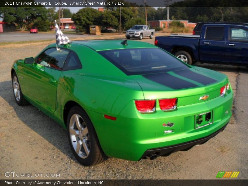 Synergy Green Metallic / Black 2011 Chevrolet Camaro LT Coupe