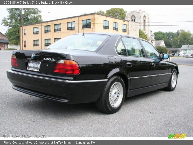 Black II / Grey 1998 BMW 7 Series 740iL Sedan