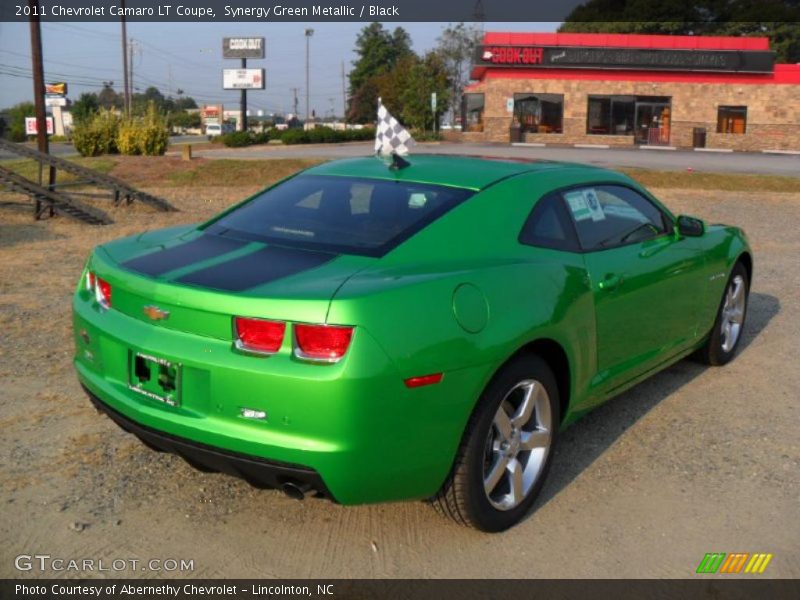 Synergy Green Metallic / Black 2011 Chevrolet Camaro LT Coupe