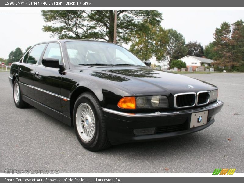 Black II / Grey 1998 BMW 7 Series 740iL Sedan