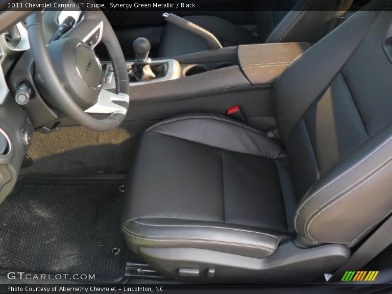 Synergy Green Metallic / Black 2011 Chevrolet Camaro LT Coupe