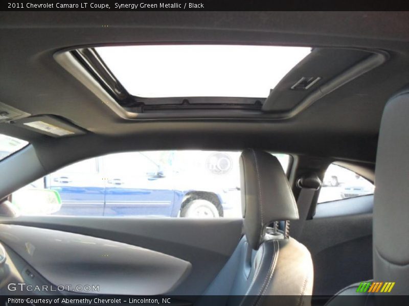 Synergy Green Metallic / Black 2011 Chevrolet Camaro LT Coupe