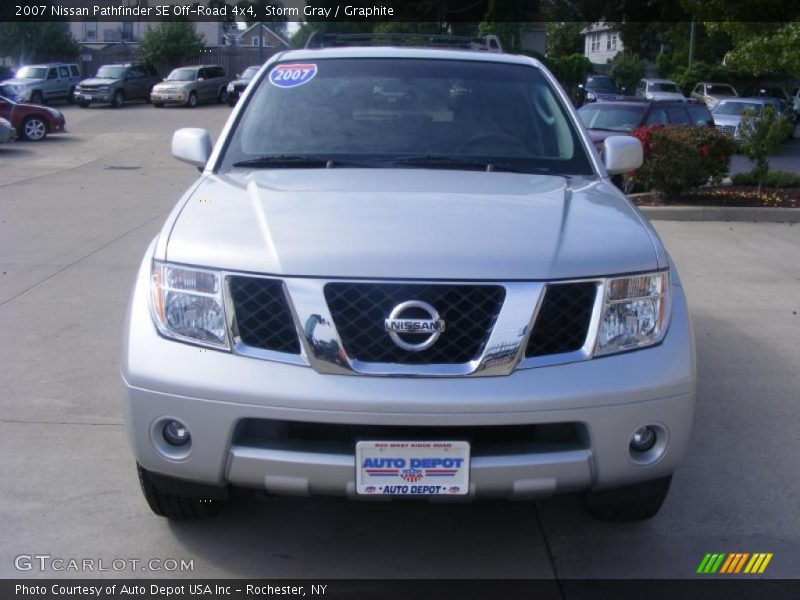 Storm Gray / Graphite 2007 Nissan Pathfinder SE Off-Road 4x4